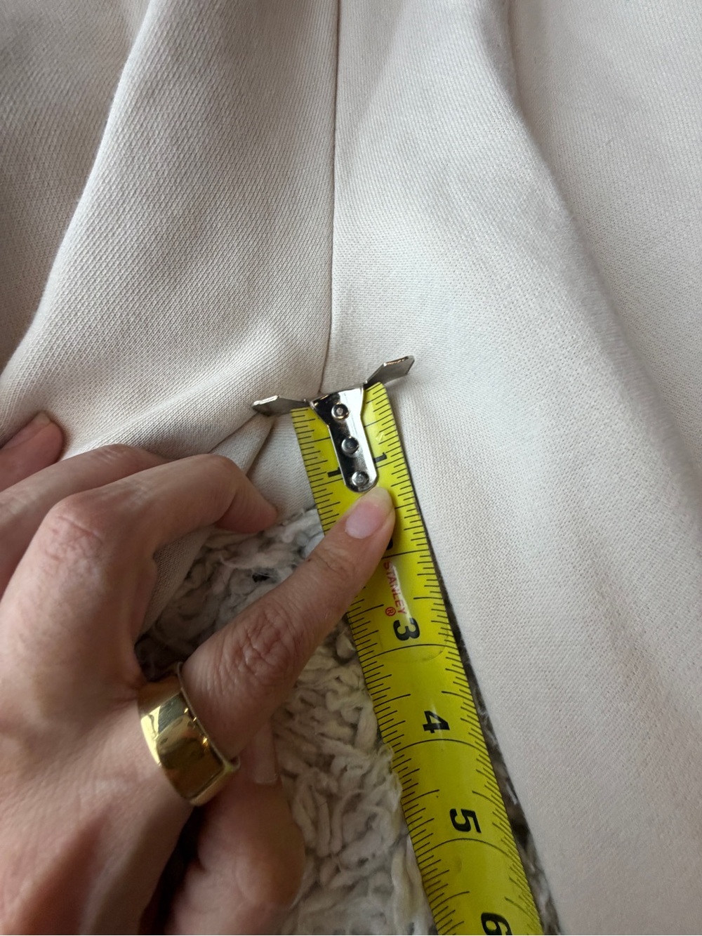 Nike Cream High Rise Jogger Sweatpants Women’s Size XS - Picture 8 of 9